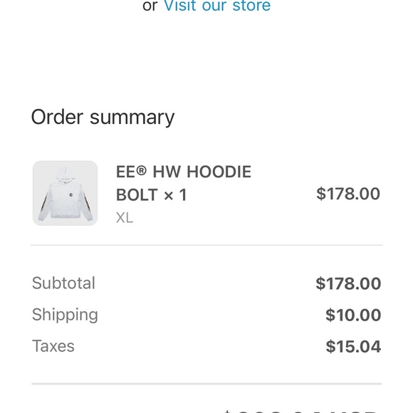 Eric Emanuel Light Gray Hoodie - Picture 5 of 5